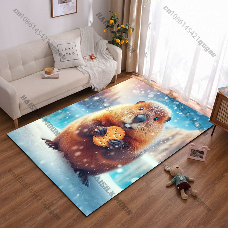 Winter scene animal snow backg - Home Bathroom Scene recensie en prijs