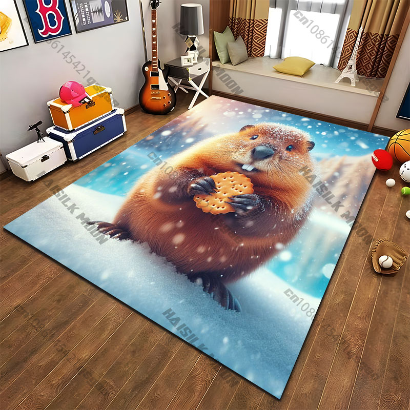 Winter scene animal snow backg - Home Bathroom Scene recensie en prijs