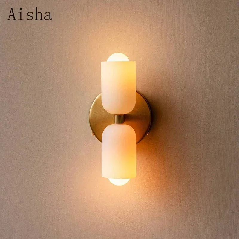 Glass Wall Light Simple Double - Home Bathroom Design Simple recensie en prijs