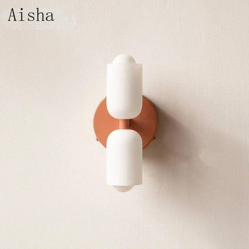 Glass Wall Light Simple Double - Home Bathroom Design Simple recensie en prijs