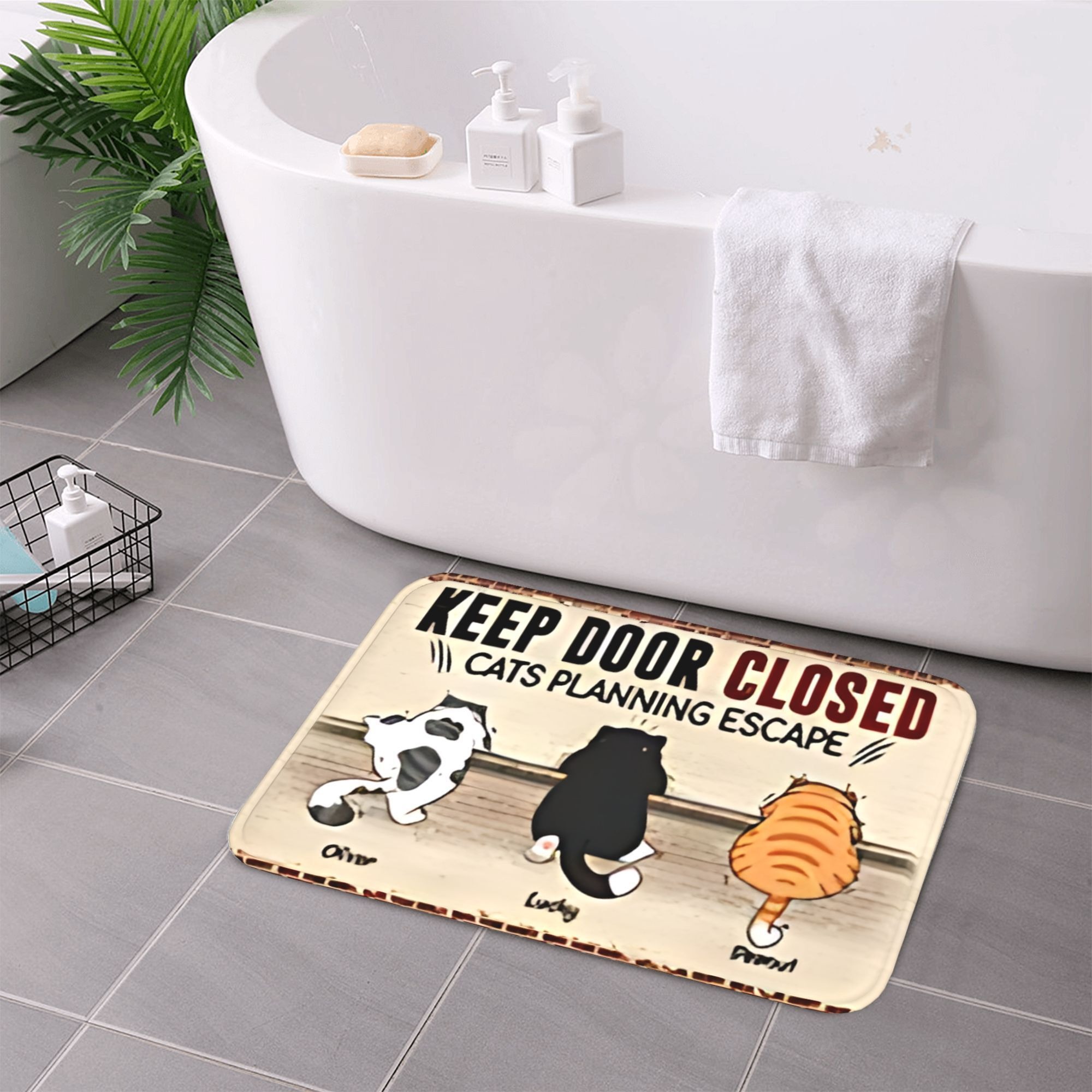 1PC Cat Escape Plan Pattern Ki - Home Bathroom Plan recensie en prijs