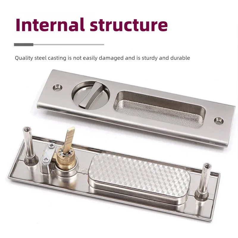 Sliding Door Lock Black Indoor - Home Bathroom Fittings recensie en prijs