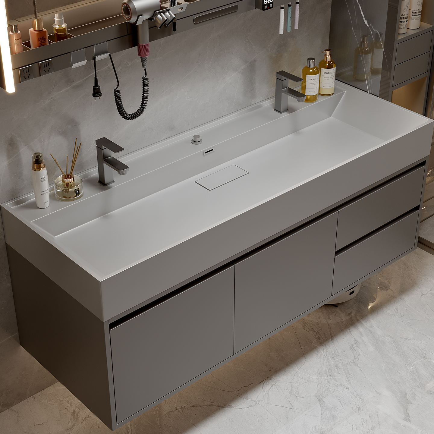 Drawers Paper Bathroom Cabinet - Home Bathroom Partition Wall recensie en prijs