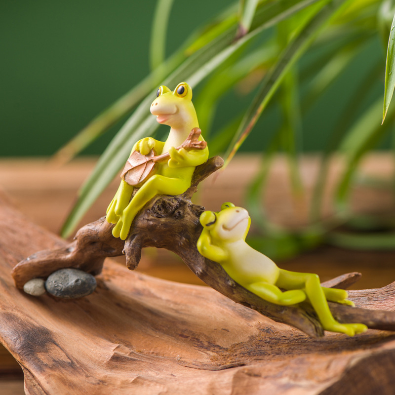 Resin Funny Frog Figurines For - Jet Home Bathroom recensie en prijs