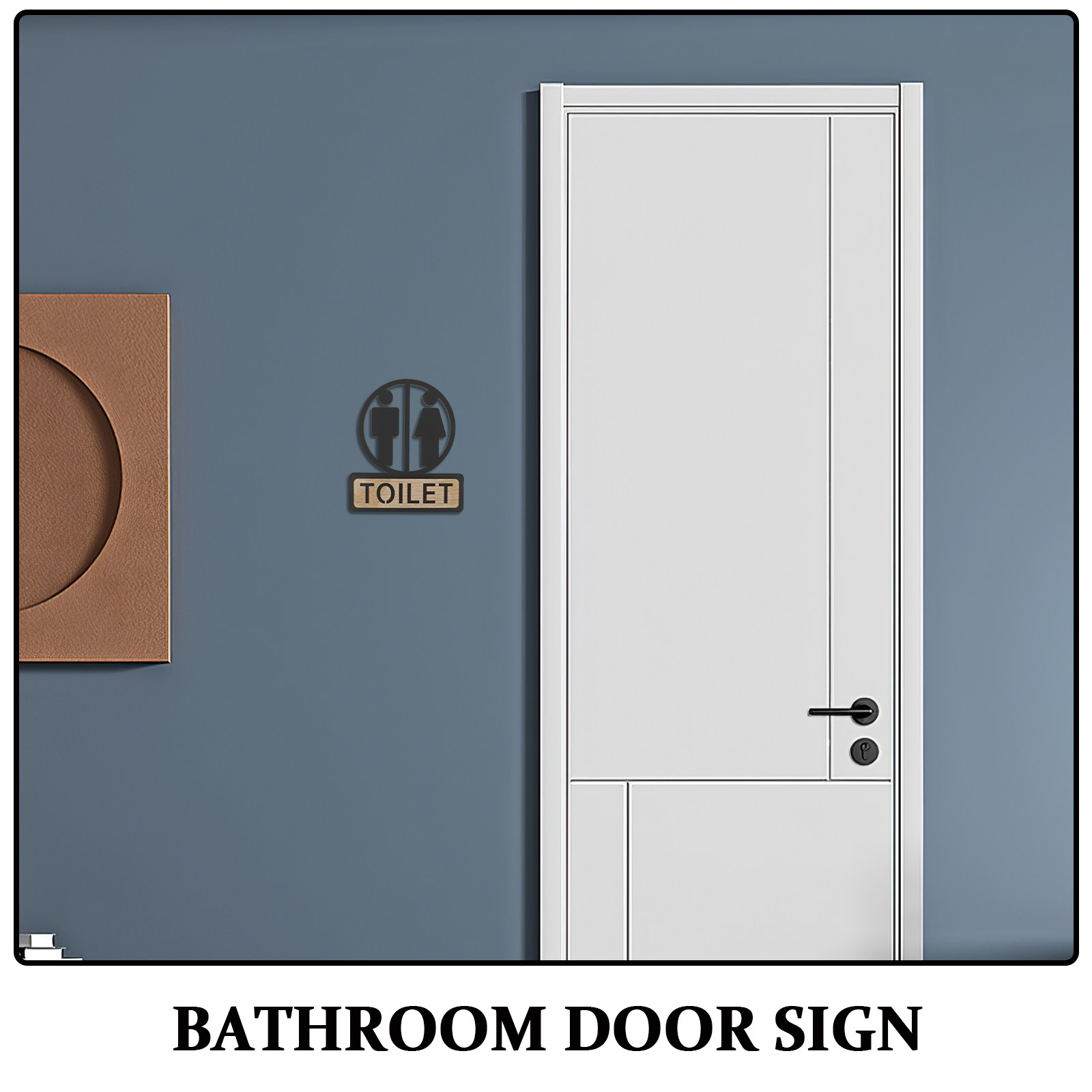 Modern Acrylic Bathroom Signs  - Home Bathroom Door Signs recensie en prijs