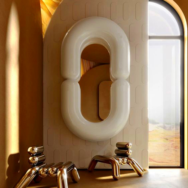 Hanging Funky Memphis Espelho  - Home Goods Bathroom Mirrors recensie en prijs