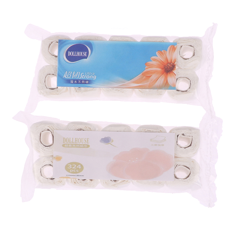 1:12 Dollhouse Miniature Paper - Home Bathroom Scene recensie en prijs