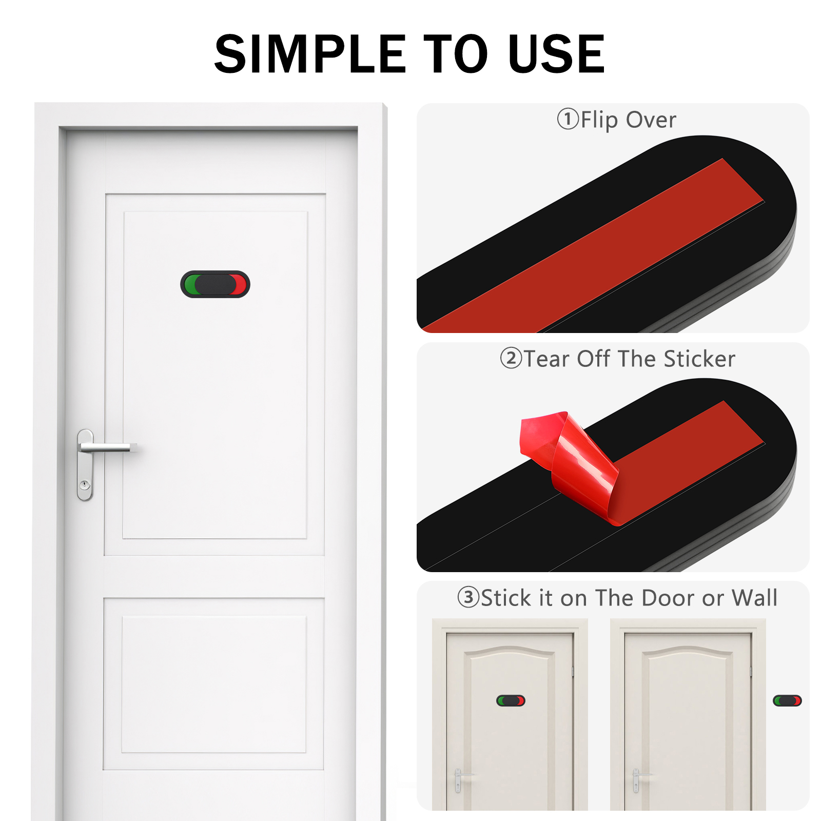 Switching Door Sign Status Occ - Home Bathroom Door Signs recensie en prijs