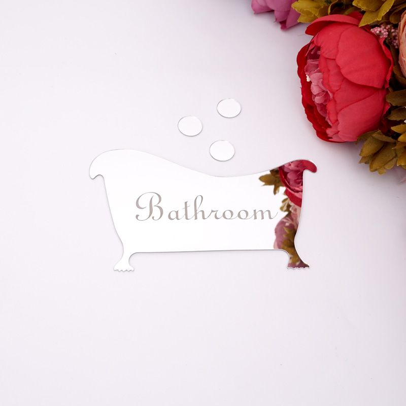 Bathroom Entrance Sign Acrylic - Home Bathroom Door Signs recensie en prijs