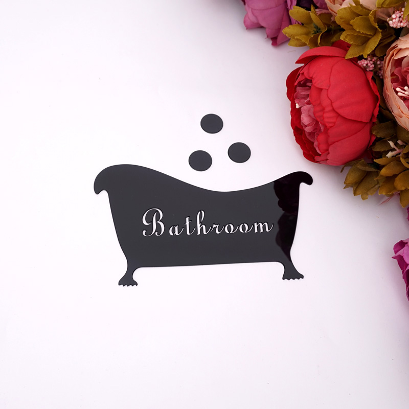 Bathroom Entrance Sign Acrylic - Home Bathroom Door Signs recensie en prijs