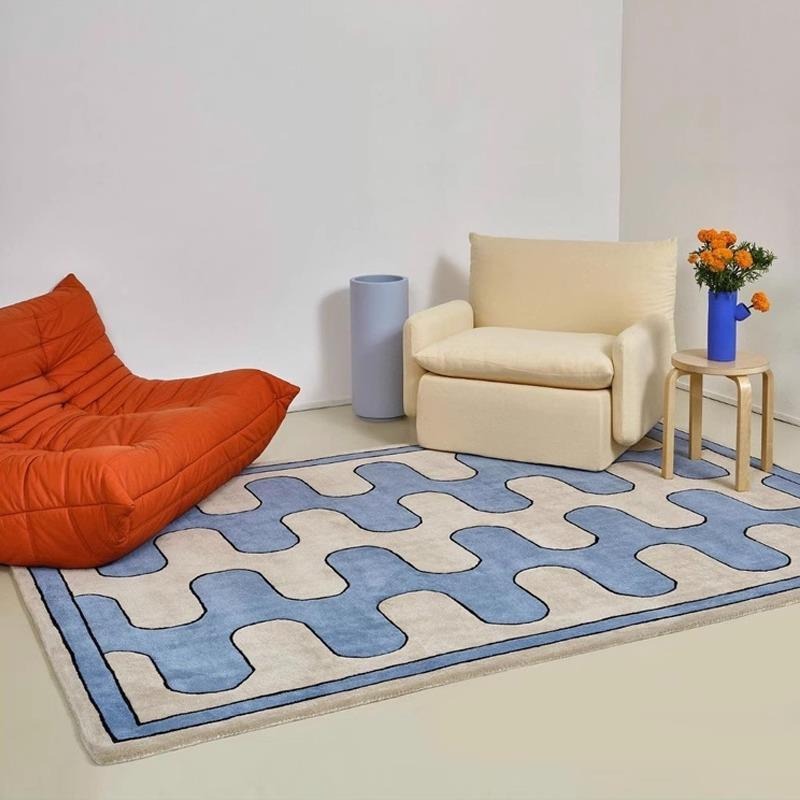 VIKAMA Simple Lines Plush Faux - Home Bathroom Design Simple recensie en prijs