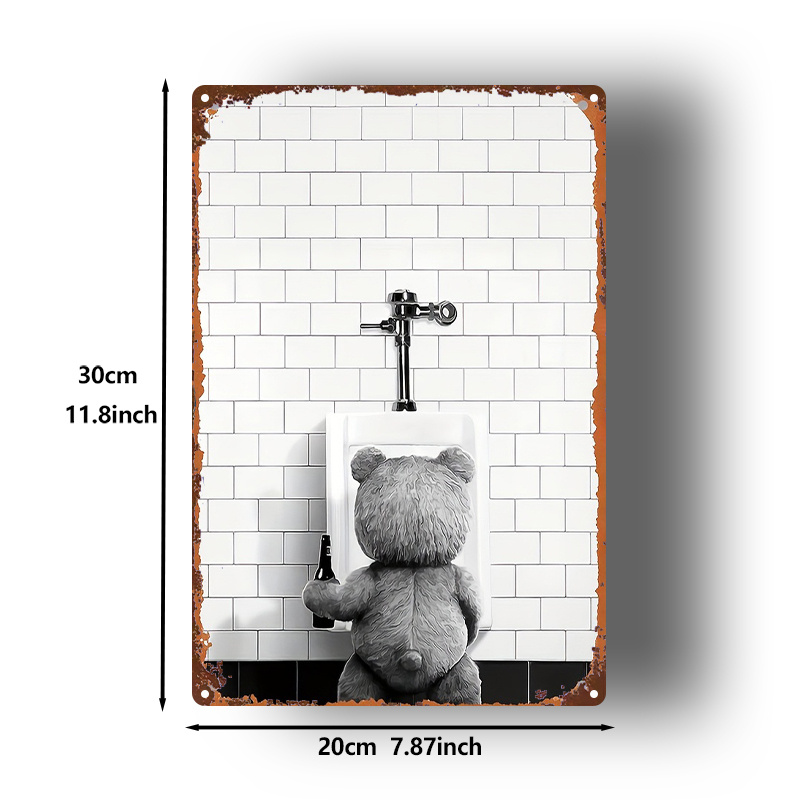 Metal Sign, Vintage Art - Pand - Home Bathroom Scene recensie en prijs