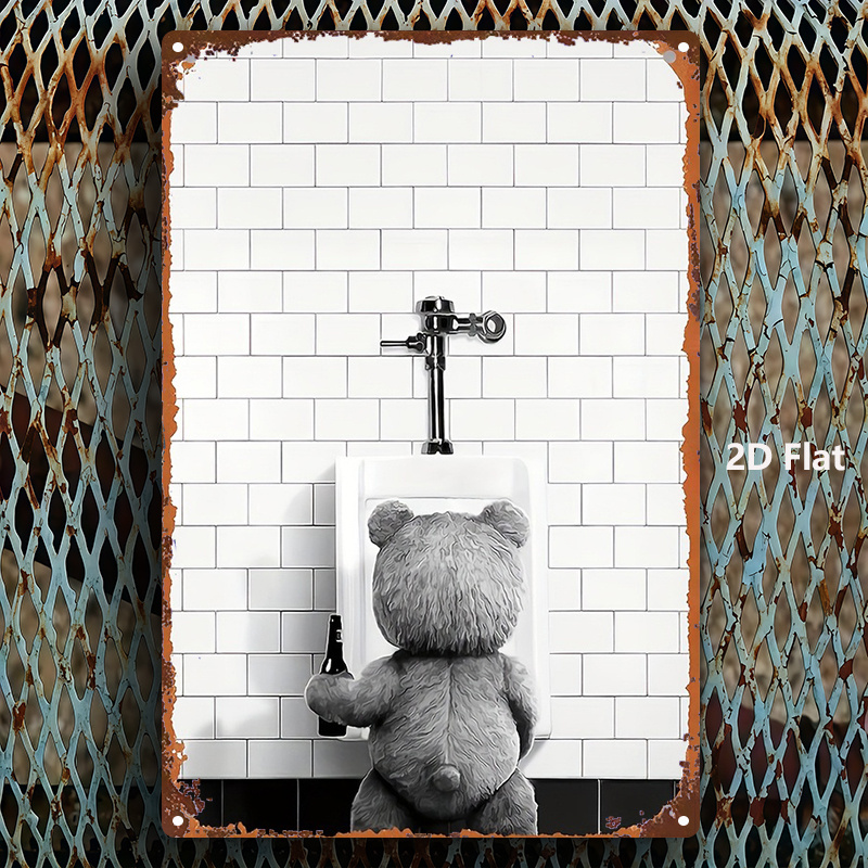 Metal Sign, Vintage Art - Pand - Home Bathroom Scene recensie en prijs