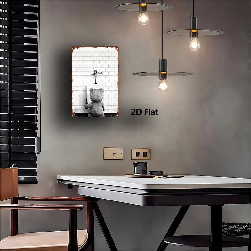 Metal Sign, Vintage Art - Pand - Home Bathroom Scene recensie en prijs