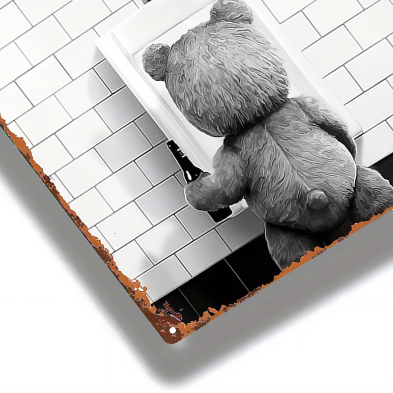 Metal Sign, Vintage Art - Pand - Home Bathroom Scene recensie en prijs